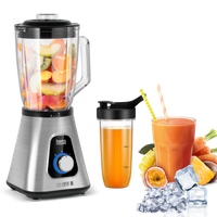 Blender kielichowy 1300W 1,5L szklany kielich + bidon KRUSZY LÓD Teesa