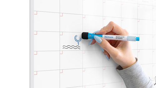 Tablica na lodówkę A3 Planer miesięczny magnetyczny suchościeralny + GRATIS na Arena.pl