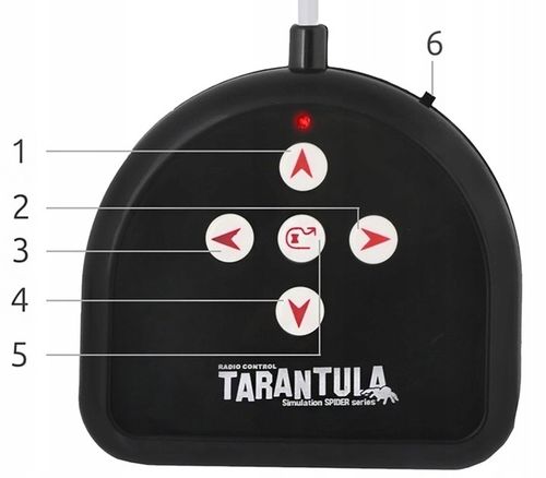 PAJĄK ZDALNIE STEROWANY LED NA PILOT DUŻY TARANTULA ZABAWKA DLA DZIECI na Arena.pl