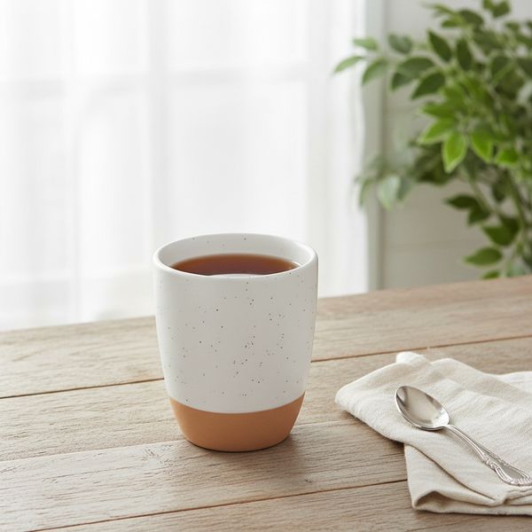 Kubek do espresso ceramiczny biały 90 ml zdjęcie 2