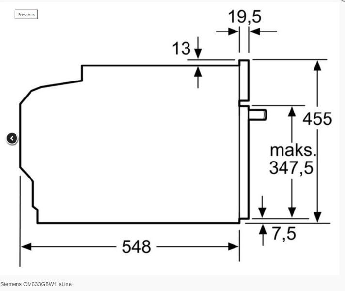 Siemens CM633GBW1 sLine zdjęcie 2