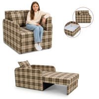 Łóżko dziecięce sofa kanapa kratka pojemnik brąz Denis 3B Family Meble
