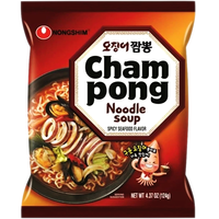 Zupa makaronowa Champong Ramyun z owocami morza, ostra 124g - Nongshim