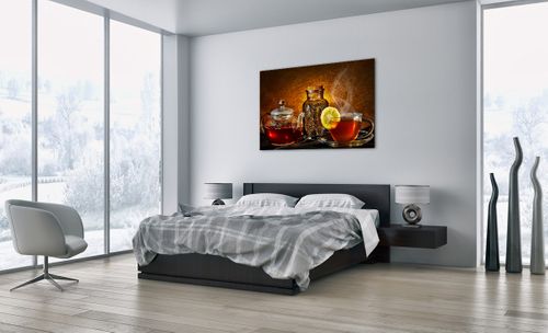 Obraz Na Płótnie - Herbata Napar  - 120X80 Cm - Aa120X80-2434 na Arena.pl