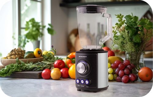 Blender kielichowy duży szklany czarny 800W Berdsen 1,5L na Arena.pl