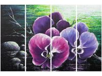 120CM 80 OBRAZ 4 ELEM STORCZYK STAWEM ŚCIENNY