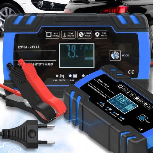 PROSTOWNIK ŁADOWARKA DO AKUMULATORA LCD 12V 8A na Arena.pl