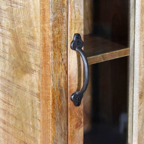 Szafka pod umywalkę, lustro, 2 szafki boczne, drewno mango na Arena.pl