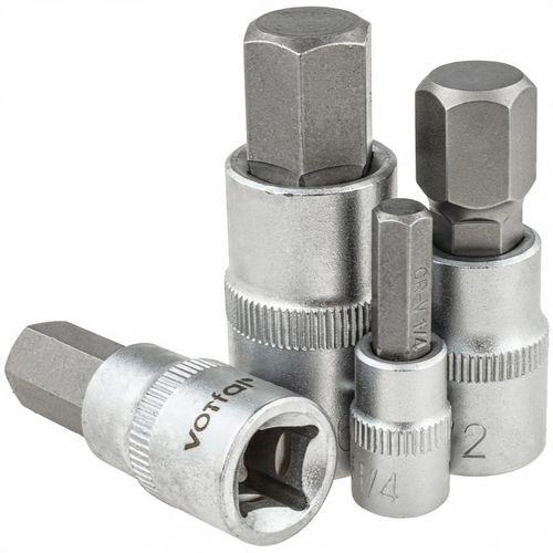 KLUCZE NASADOWE NASADKI CALOWE HEX SAE 1/4 3/8 1/2 13 ELEMENTÓW na Arena.pl