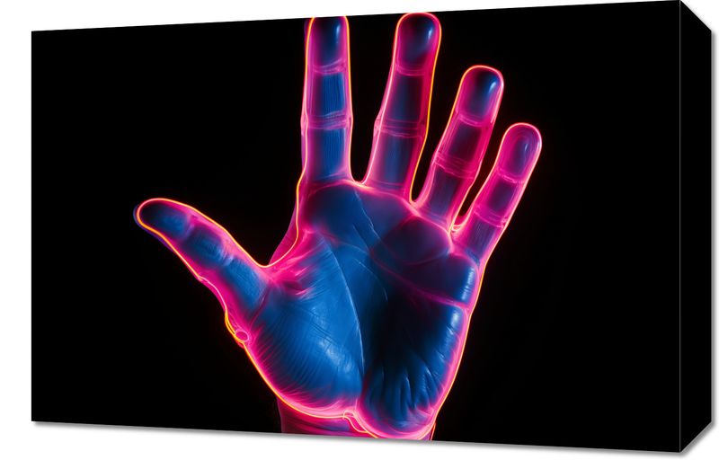 Obraz 60x40cm Dotyk Przyszłości zdjęcie 1