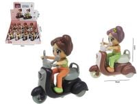 figurka na skuterze 10-5cm z napędem 2-rodzaje h13072r