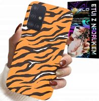 ETUI DO SAMSUNG GALAXY A51 - PLECKI W TYGRYSIE PASKI POKROWIEC +SZKŁO