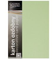 Karton Ozdobny Gładki Jasnozielony Sat.(20) 8381