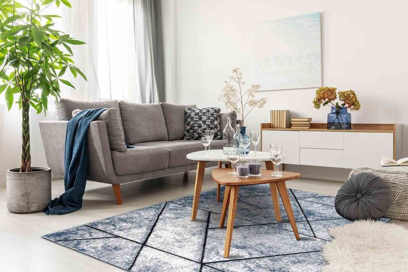 RUG/LU/VERS/WALL/GREY+BLUE/80x150 zdjęcie 2