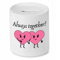 Skarbonka Dla Chłopaka Always Together Prezent Z Nadrukiem Ze Zdjęciem