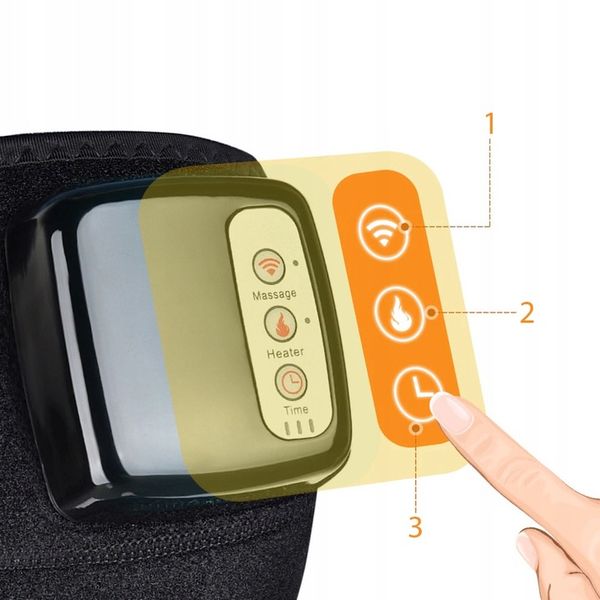 MASAŻER STABILIZATOR KOLANA ŁOKCIA BARKU ORTEZA GRZEJĄCA BEZPRZEWODOWY zdjęcie 11