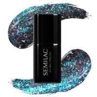 SEMILAC Lakier hybrydowy 828 Grey Holo 7ml