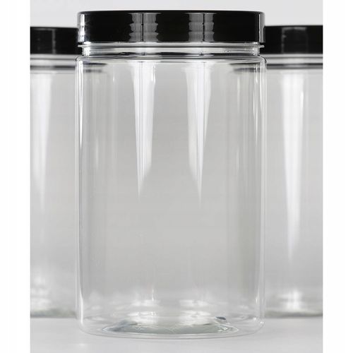 Pojemniki słoiki plastikowe 1,5L mąkę 1500ml x 9 na przyprawy makaron mąkę na Arena.pl