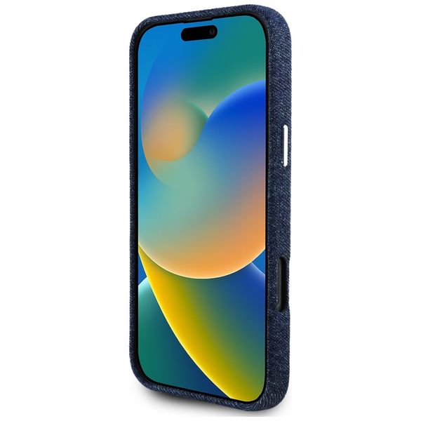 Etui Guess do iPhone 16 Pro Max, Niebieski, MagSafe zdjęcie 5