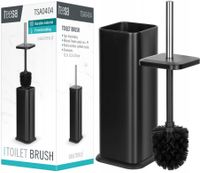 Szczotka Do Wc Toalety Stalowa Wolnostojąca Black Tsa0404