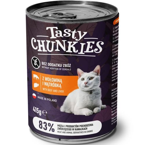 Tasty Chunkies GRAIN-FREE dla KOTA kawałki MIX smaków zestaw 30x415g na Arena.pl
