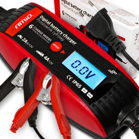 Prostownik Cyfrowy Ładowarka Do Akumulatora 6/12V 120Ah Żel AGM Auto Moto