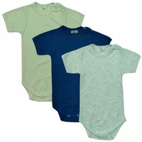 Body krótki rękaw 104 cm 3 szt boy