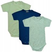 Body krótki rękaw 104 cm 3 szt boy