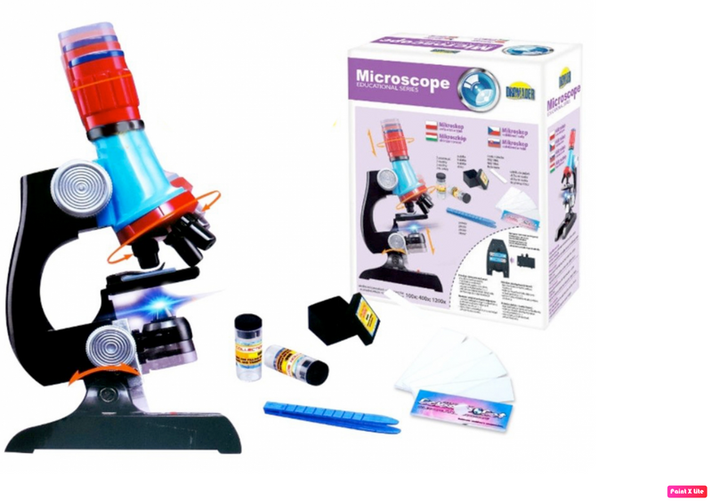 MIKROSKOP Dromader NAUKA I ZABAWA x 200 400 1200 zdjęcie 3