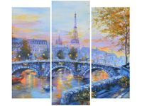 90 80CM OBRAZ T3 ELEM ALEJKA PARYŻU DRUK ŚCIENNY