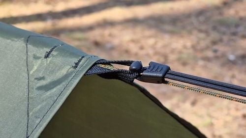 Płachta biwakowa wodoodporna turystyczna Bushmen Easy Tarp 3 x 3 m Green na Arena.pl