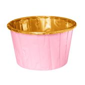 Papilotki do babeczek sztywne różowe na baby shower dla dziewczynki, urodziny 20 szt.