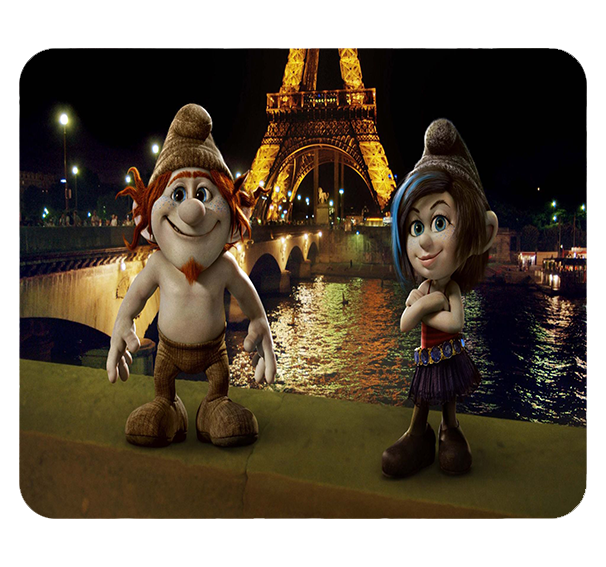 Podkładka pod myszkę Smerfy zdjęcie 1