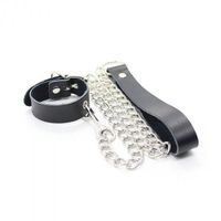 wiązania-guinzaglio da polso chain leash black