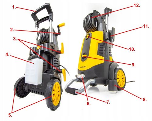 Myjka ciśnieniowa Riwall KOX280M PRO L10 2500W 280barEW pompa mosiężna na Arena.pl