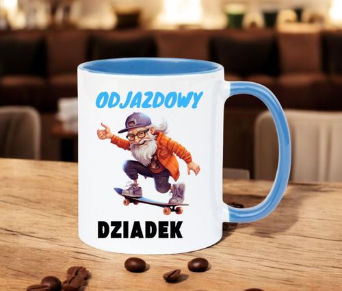 KUBEK Z NADRUKIEM ŚMIESZNY PREZENT DZIEŃ DZIADKA URODZINY IMIENINY DZIADEK na Arena.pl