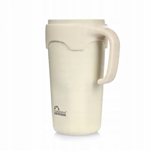 Kubek Termiczny Ze Słomką Majestic Sport Jelly 650 ml Biały na Arena.pl