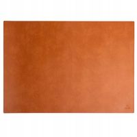 2 x DUŻA Elegancka podkładka mata skóra naturalna XL 70x50cm