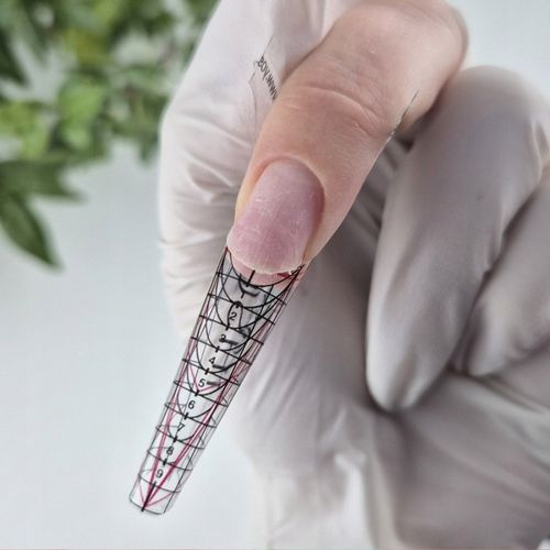 Yoshi Szablon Do Przedłużania Paznokci plastikowe formy Transparentne na Arena.pl