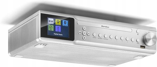 Radio Podszafkowe sieciowe DAB+, FM Karcher RA 2060D-S Srebrny na Arena.pl