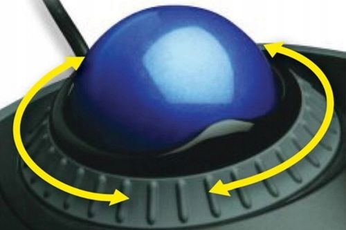 Mysz przewodowa Kensington Orbit Trackball USB pierścień przewijania 40 mm na Arena.pl