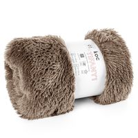 Koc włochaty TIFFANY 150X200 ciemny beżowy