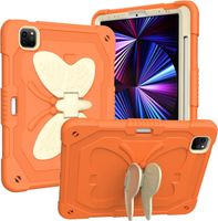 Etui Pancerne do iPad Pro 11 2018 2020 2021 Stojak Pomarańczowe Ochronne