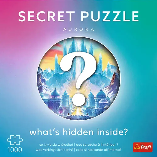 Wysokiej jakości puzzle niespodzianka - Secret Puzzle Aurora 1000 elementów na Arena.pl