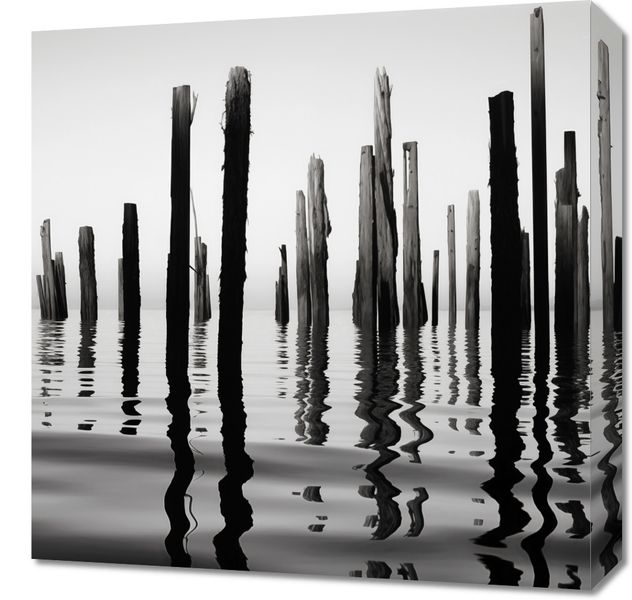 Obraz 50x50cm Refleksje Nad Wodą zdjęcie 1