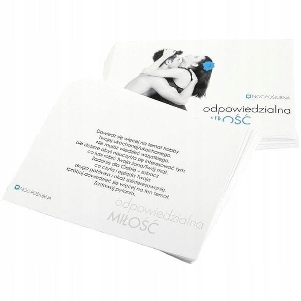 ZBLIŻAJĄCA GRA EROTYCZNA DLA PAR NOC POŚLUBNA zdjęcie 2