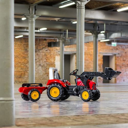 FALK Traktor Red Supercharger na Pedały z Przyczepą od 3 Lat na Arena.pl