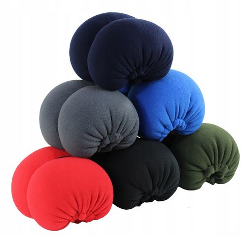 Poduszka turystyczna zagłówek podróżna antyalergiczna miękka polarowa SYLO na Arena.pl