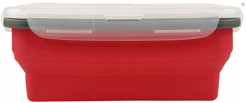 Pojemnik silikonowy na śniadanie śniadaniówka na żywność 1000ml LUNCH zdjęcie 3