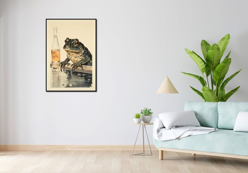 Plakat 68x98cm Refleksje Błotniaka zdjęcie 4